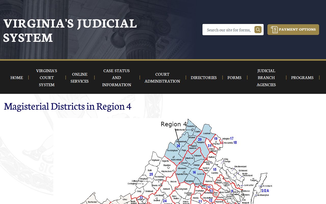 Clarke County warrant records context on the District 26 magistrate map